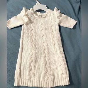 Carter’s size 3T white sweater dress